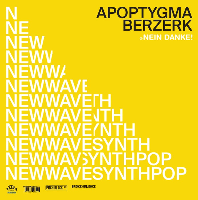 Apoptygma Berzerk - No Thanks! EP / Limited Crystal Clear Edition