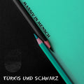 Massiv In Mensch - Türkis und Schwarz