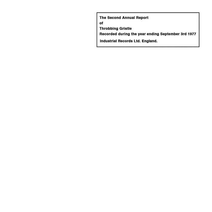 Throbbing Gristle - Throbbing Gristle The Second Annual Report Of Throbbing Gristle
