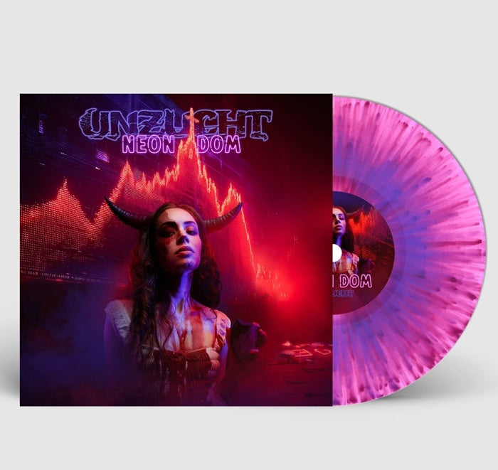 Unzucht - Neon Dom / Limited Transparent Pink / Purple Splatter Edition