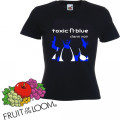 toxic N blue - Girlie Shirt "Charm Noir", schwarz, Größe XL