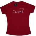 Melotron - "Cliché" Girlie Shirt red (size S/M)